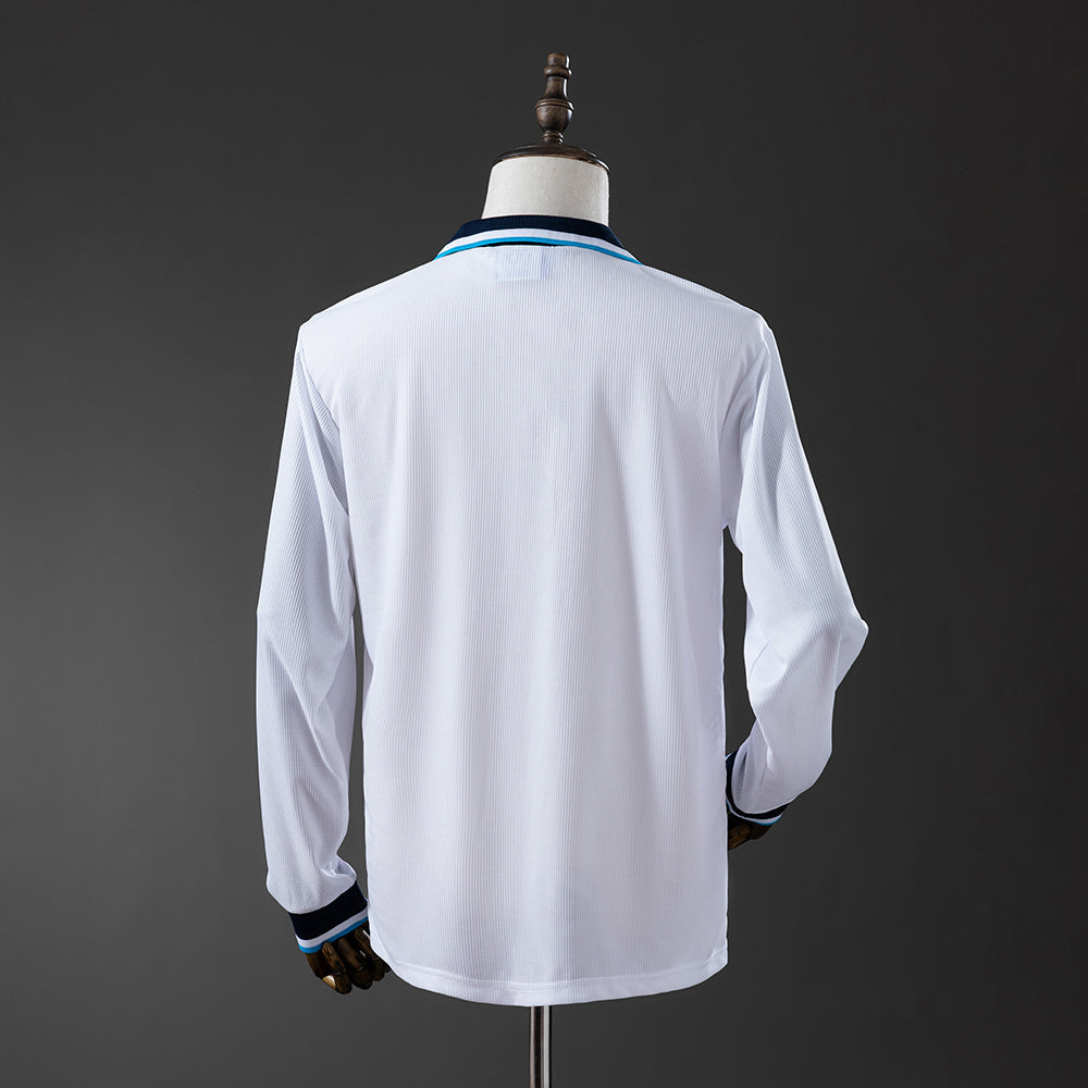 England 1996 Home Long Sleeve Retro Jersey