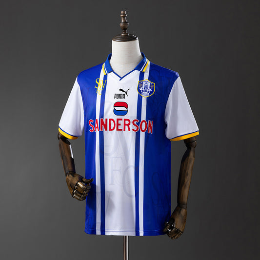 sheffield wednesday 19-97 Home Retro Jersey detail