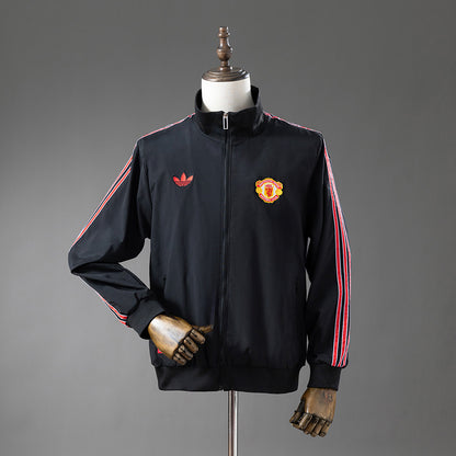 M-U Retro Windbreaker - Black