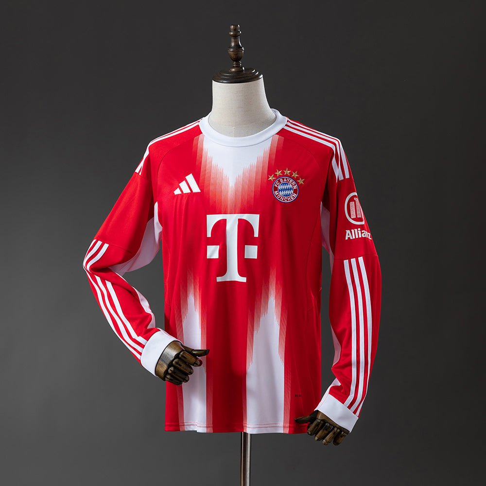 Bayern Munich 25-26 Home Long Sleeve Jersey detail