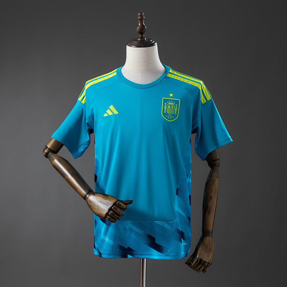 Spain 2026 Goalkeeper - Blue Jersey detail