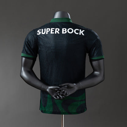 Sporting Lisbon 25-26 Player Version Alternative Jersey Black