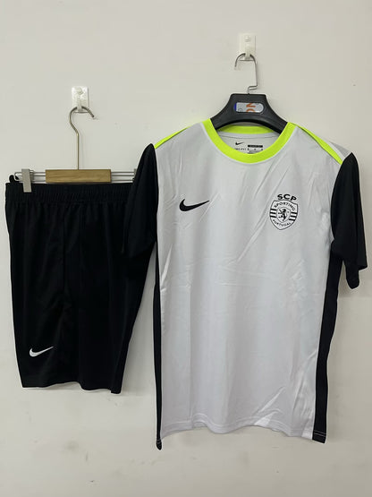 25-26 Lisbon pre-match training suit off-white detail
