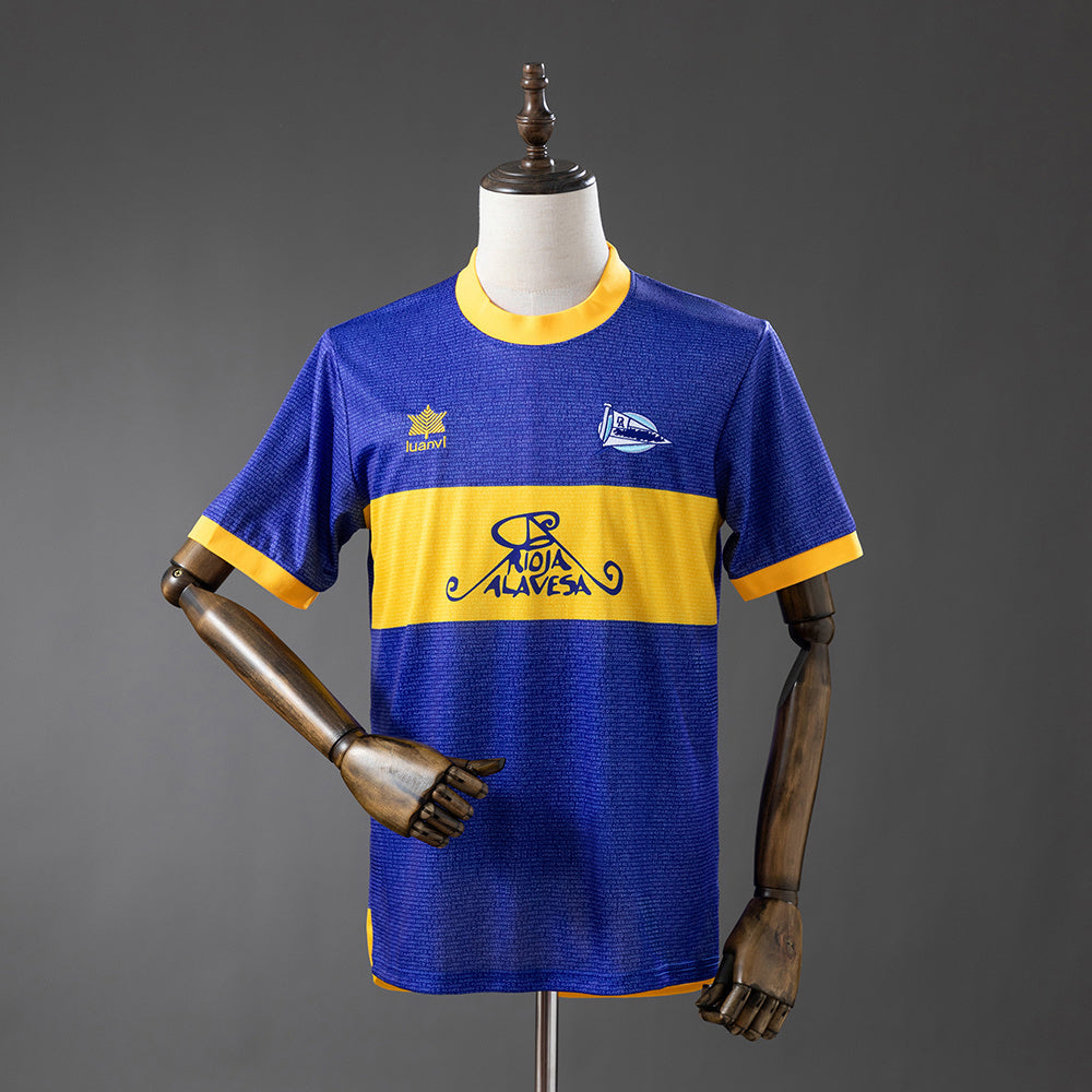 Deportivo Alavés 00-01 Home (UEFA Champions League Final Edition) Retro Jersey