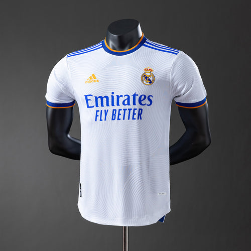 Real Madrid 21-22 Retro Player Version home Jersey detail