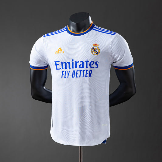 Real Madrid 21-22 Retro Player Version home Jersey detail