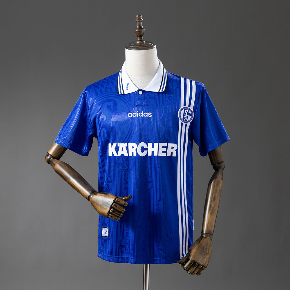 Schalke 04 96-97 Home Retro Jersey detail