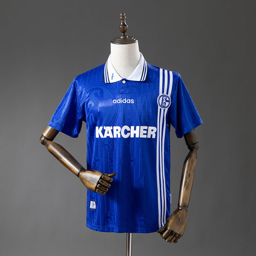 Schalke 04 96-97 Home Retro Jersey detail