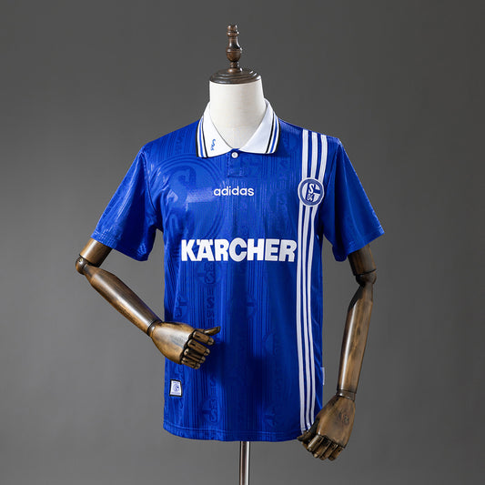 Schalke 04 96-97 Home Retro Jersey detail