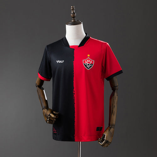 Vitória 25-26 Red-Black Jersey detail