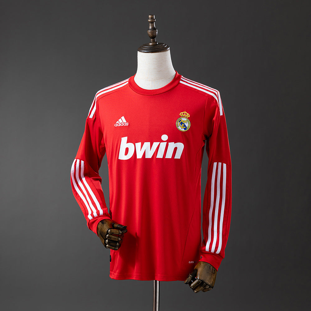 Retro Long Sleeve Real Madrid 11-12 Third Away detail
