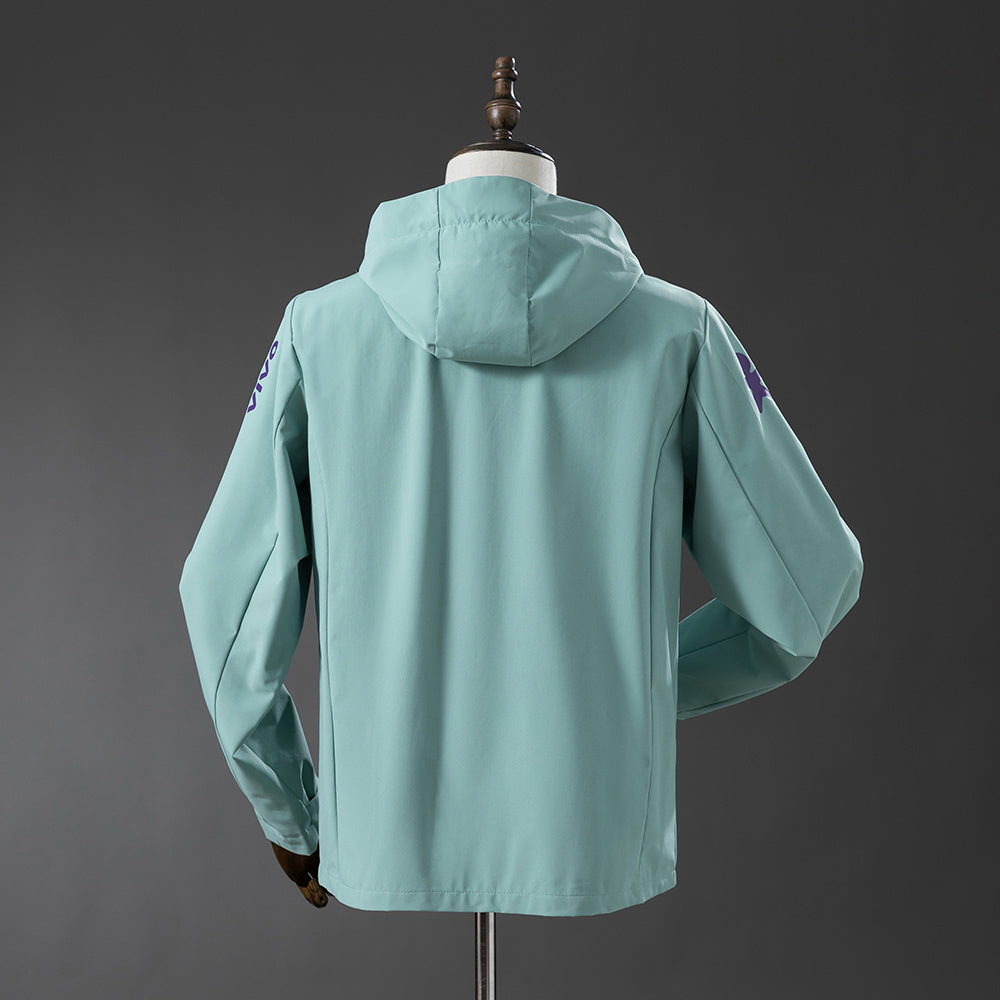 Brazil Windproof Jacket - Light Mint Green,