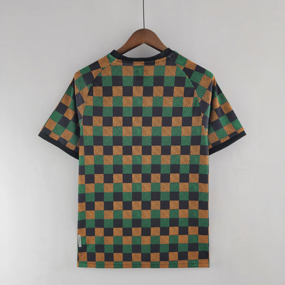 22-23 venezia fc training suit plaid detail