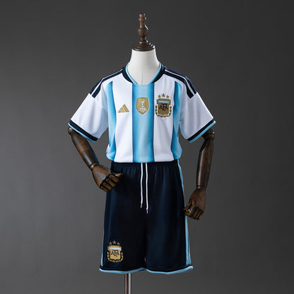 Argentina 2026 Home Kids Kit Jersey detail