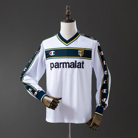 Parma Calcio 02-03 Away Long Sleeve Retro Jersey detail