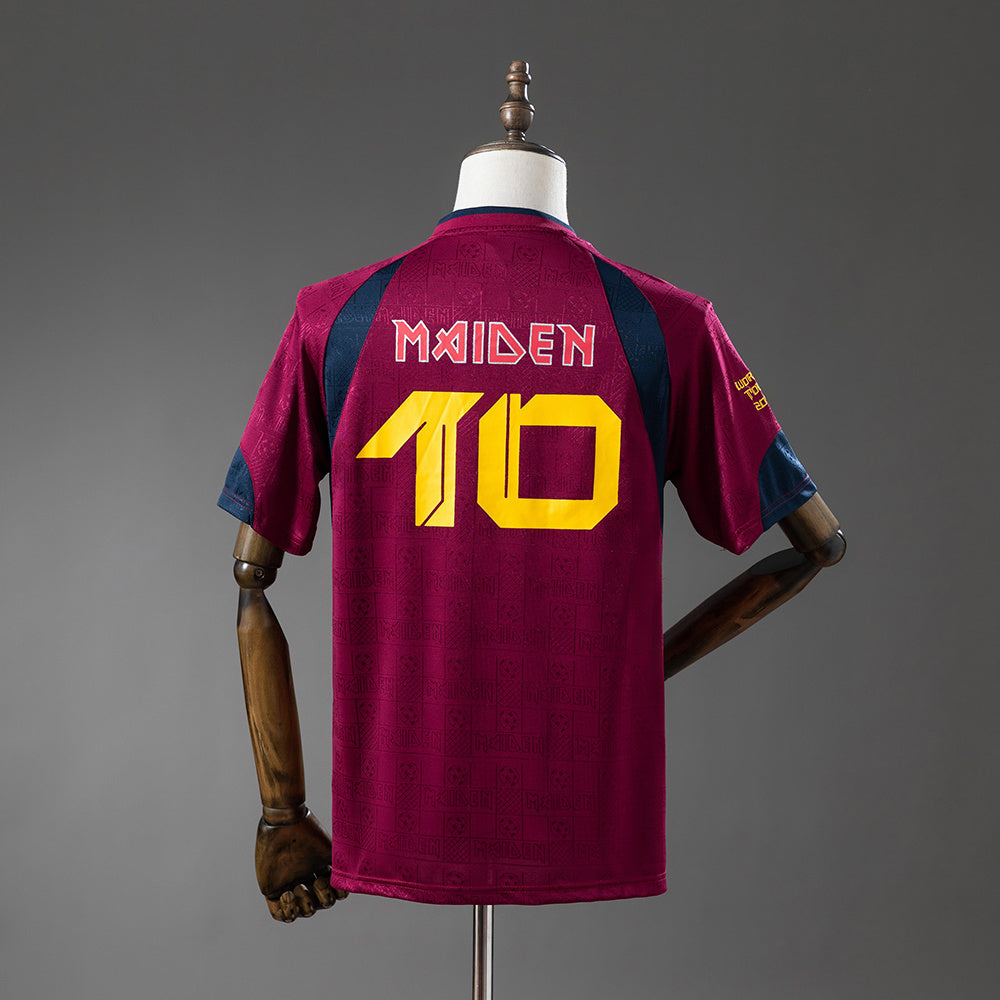 Iron Maiden x West Ham United 2010 Away Retro Jersey detail