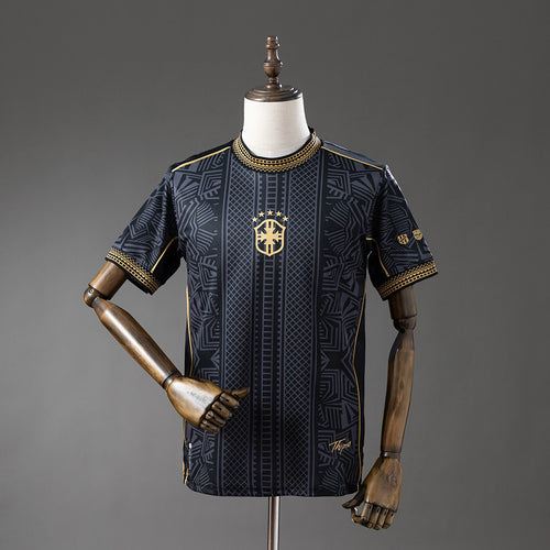 Brazil 26-27 Special Edition - Black Jersey detail