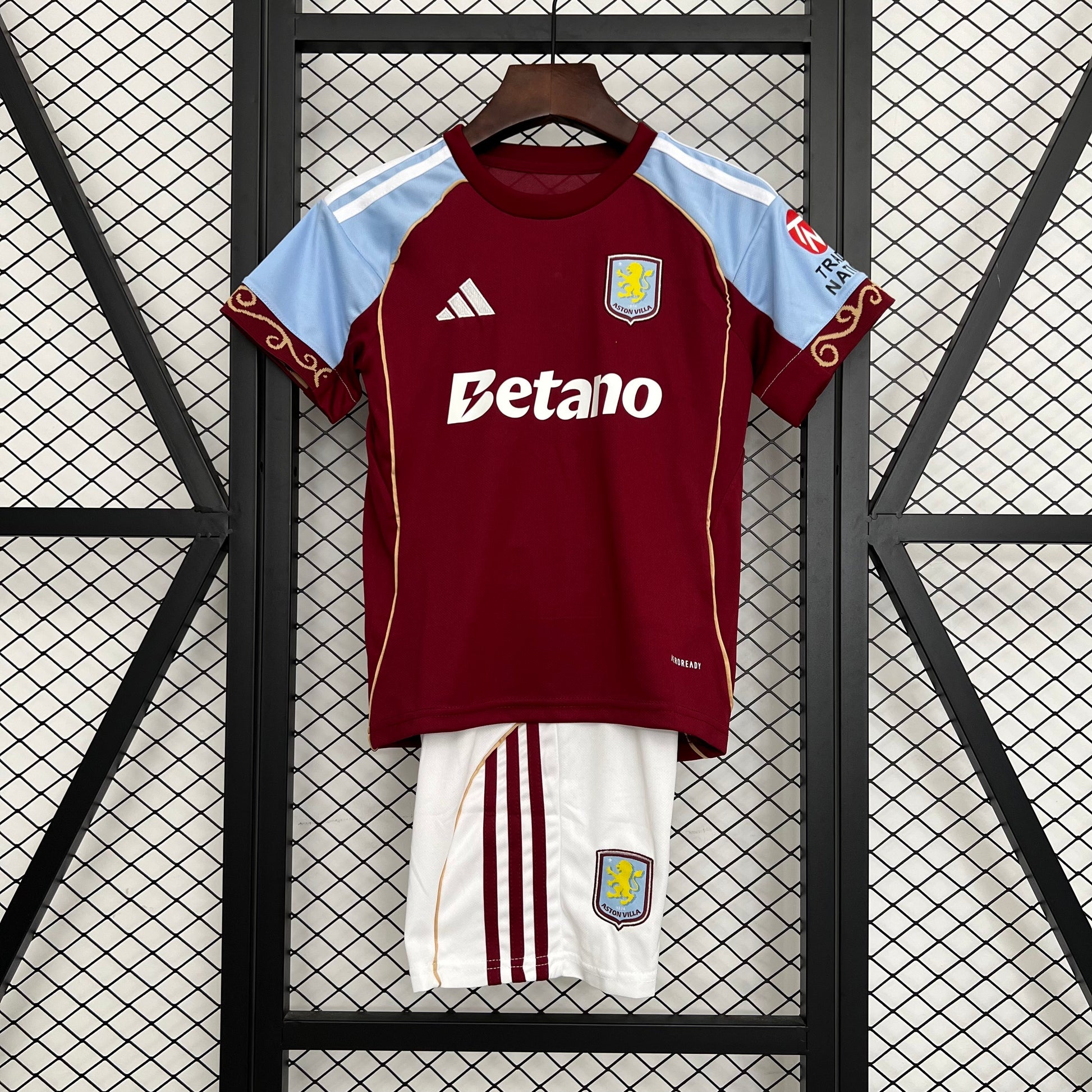 25-26 Kids Aston Villa Home detail