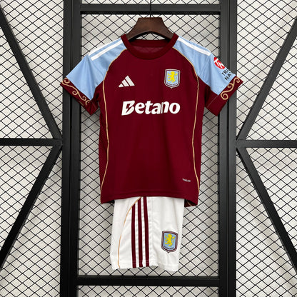 25-26 Kids Aston Villa Home detail