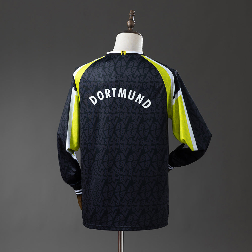 Dortmund 95-96 Away Long Sleeve Retro Jersey