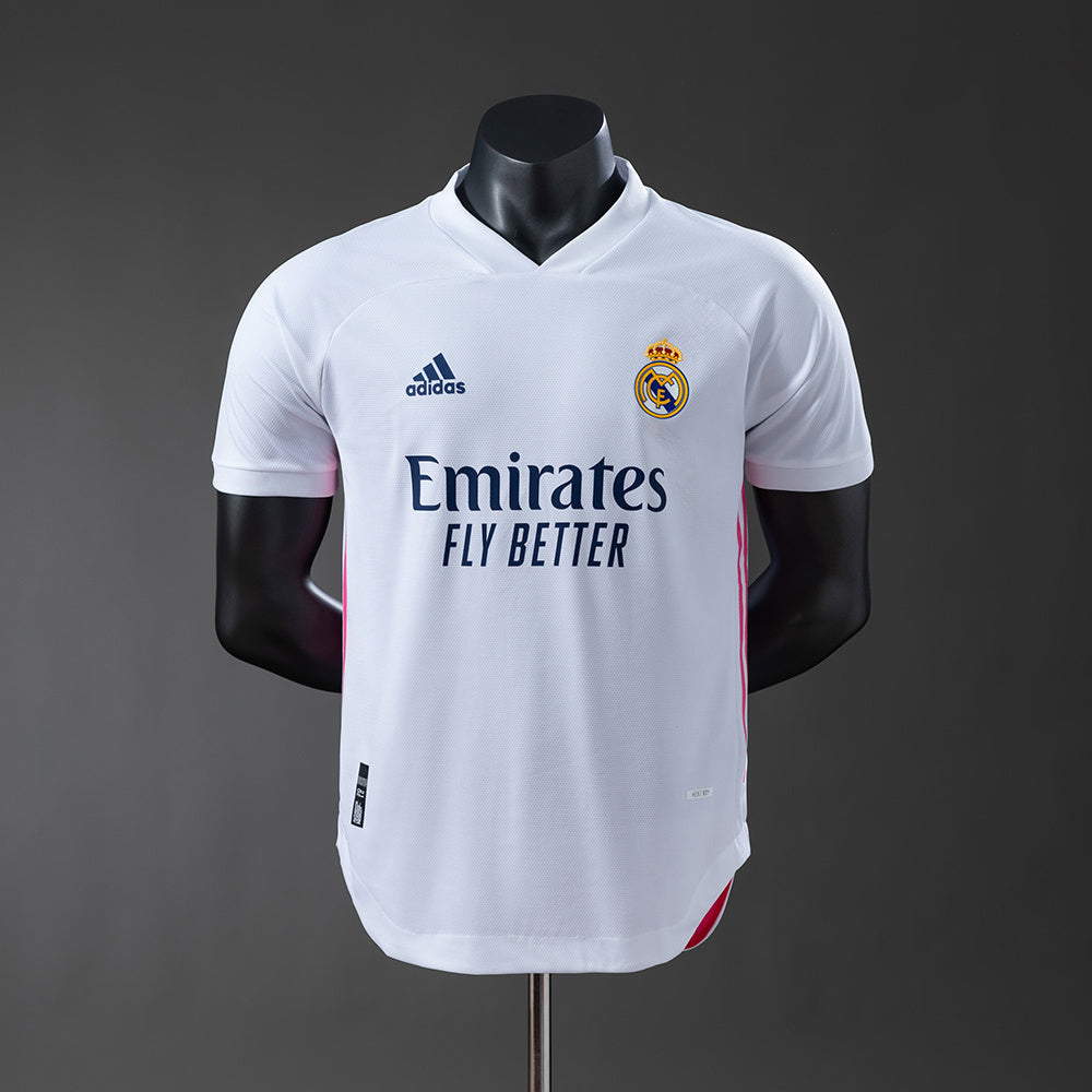 Real Madrid 20-21 Home Player Version Retro Jersey detail
