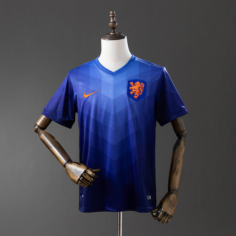 Netherlands 2014 Away Retro Jersey detail