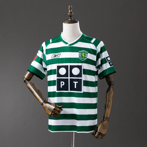 Sporting Lisbon 03-04 Home Retro Jersey detail