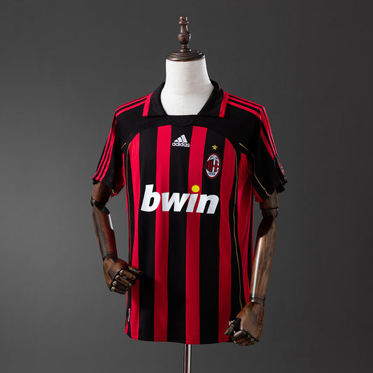 Retro 06-07 AC Milan home detail