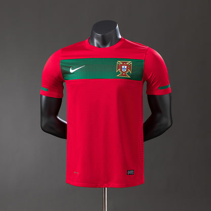 Portugal 2010 Player Version Retro Home Jersey detail
