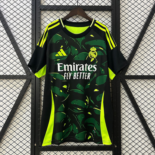 24-25 Real Madrid  Green and black special edition Jersey detail