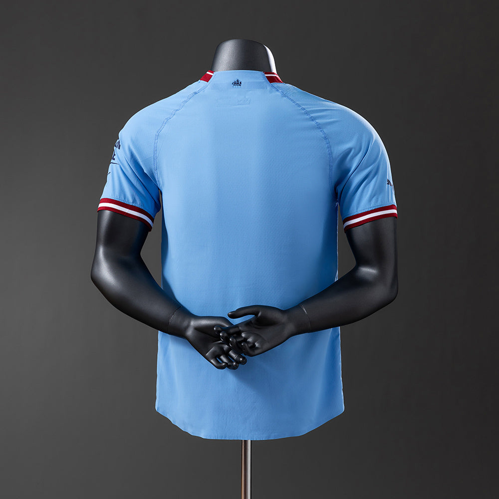 Manchester City 22-23 Home Player Version Retro Jersey