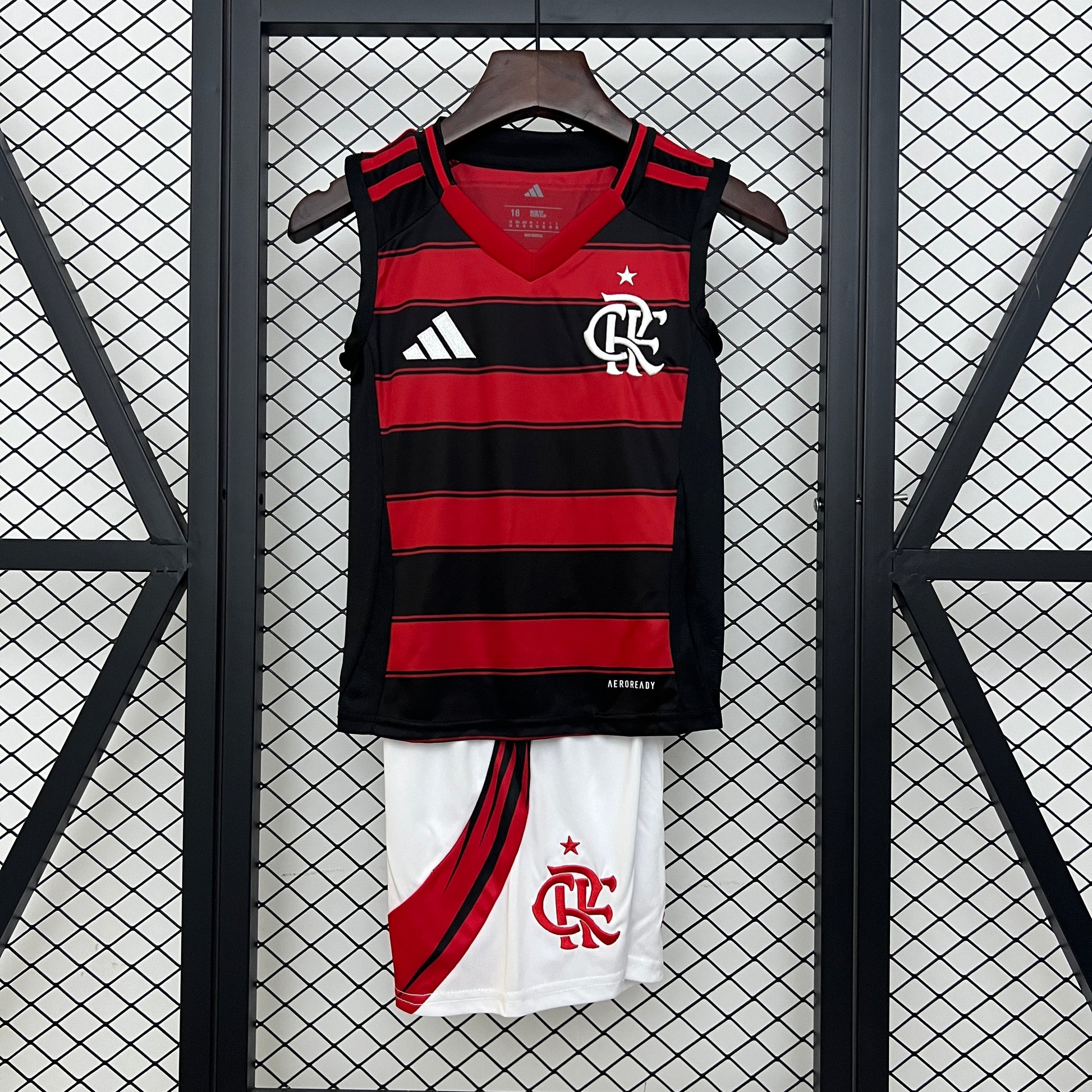 25-26 kids vest Flamengo home detail