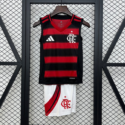 25-26 kids vest Flamengo home detail