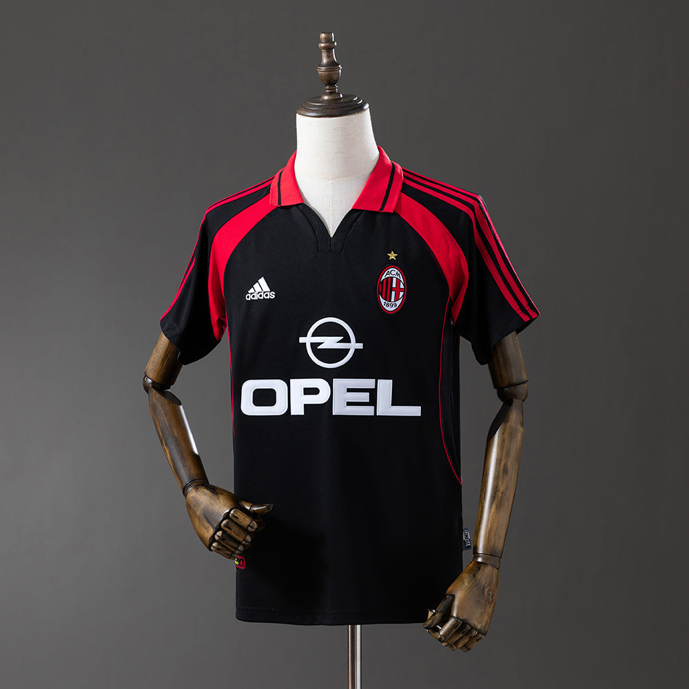 Retro AC Milan 00-01 Third Away detail
