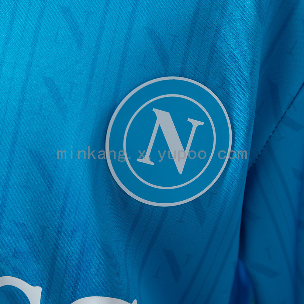 Napoli 27-26 Home kids kit Jersey detail