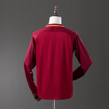 Retro Long Sleeve Roma 17-18 Home