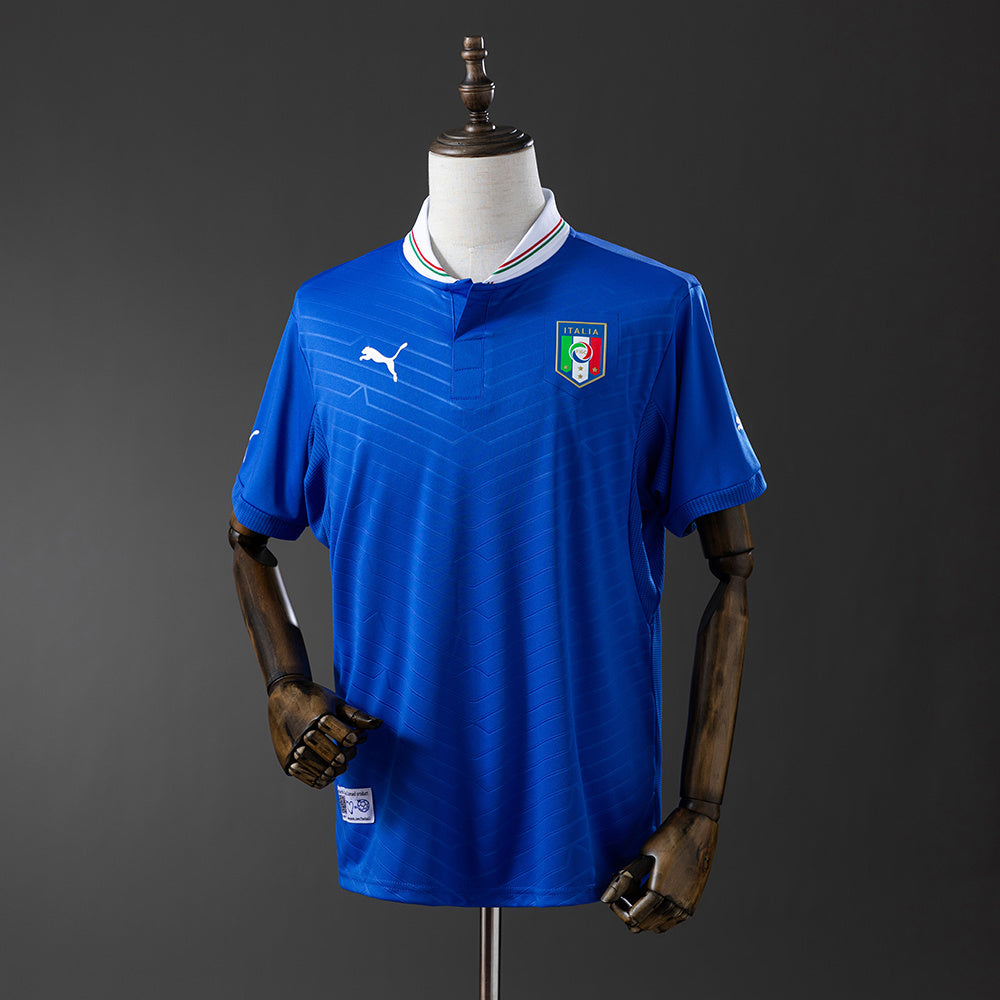 Italy 2012 Home Retro Jersey detail