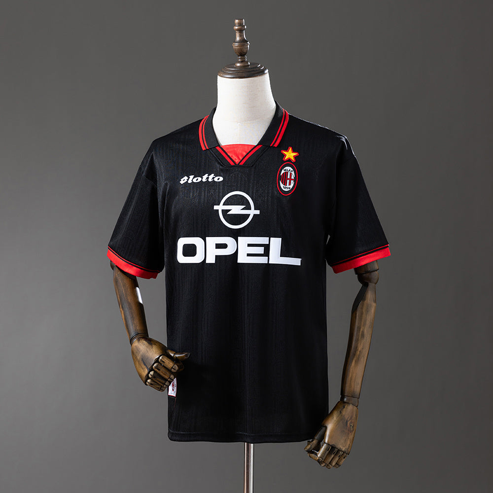 AC Milan 97-98 Second Away Retro Jersey detail