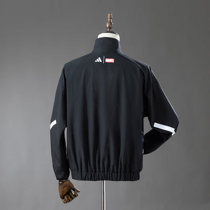 Real Madrid 25-26 Avengers - Pre-Match (Black) Windbreaker detail