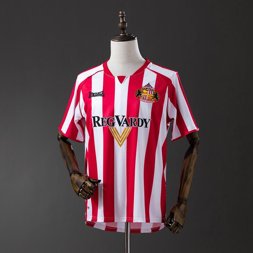 Sunderland 05-06 Home Retro Jersey detail