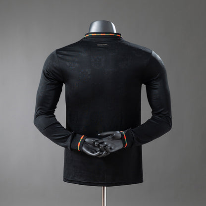 Portugal 2026 Special Edition - Black Panther Long-Sleeve Player Version Jerseys detail