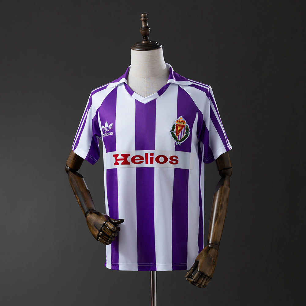 Real Valladolid 1984 Home Retro Jersey detail