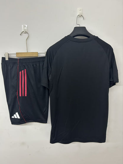 25-26 Ajax training jersey black detail