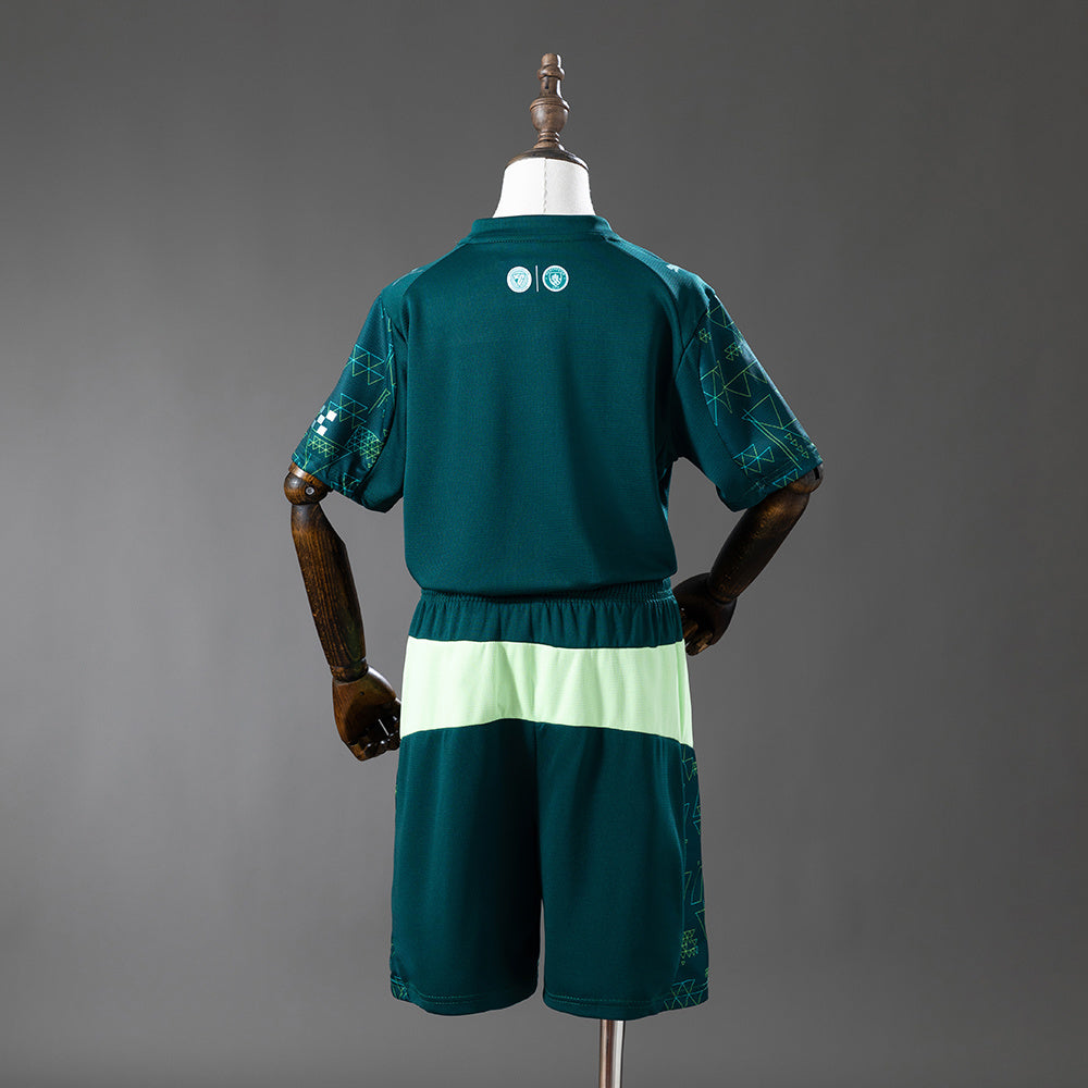 Manchester City 25-26 Fourth Away Kids Kit Jersey