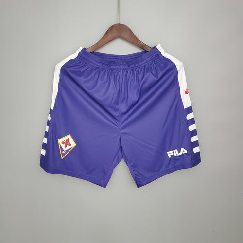 Retro shorts Fiorentina 98-99 home blue detail
