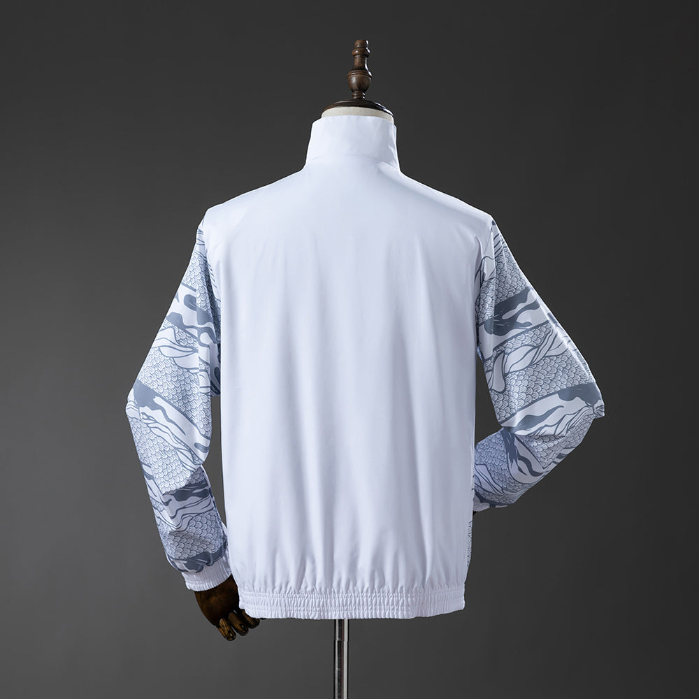 Manchester City Reversible Jacket Windbreaker - White & Mint Green