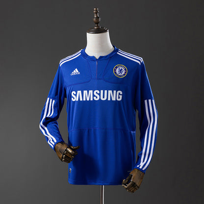 Chelsea 09-10 Home Long Sleeve Retro Jersey detail