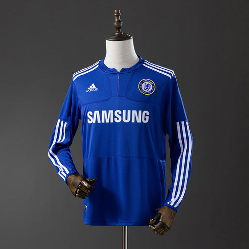 Chelsea 09-10 Home Long Sleeve Retro Jersey detail