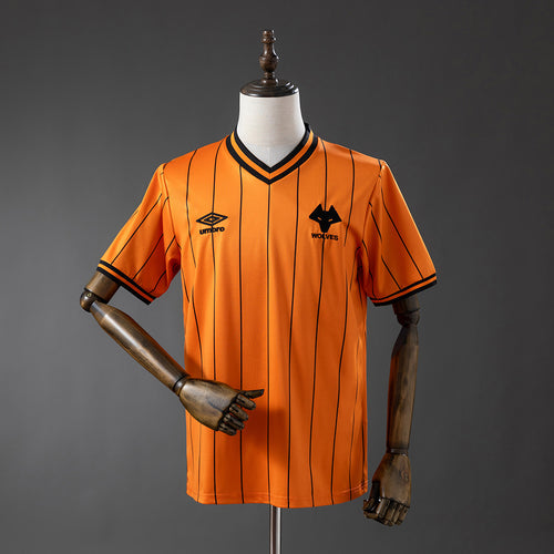 Wolves 85-86 Home Retro Jersey detail