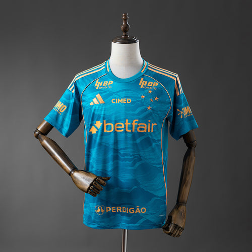 Cruzeiro 25-26 Third Away All Sponsor Jerseys detail